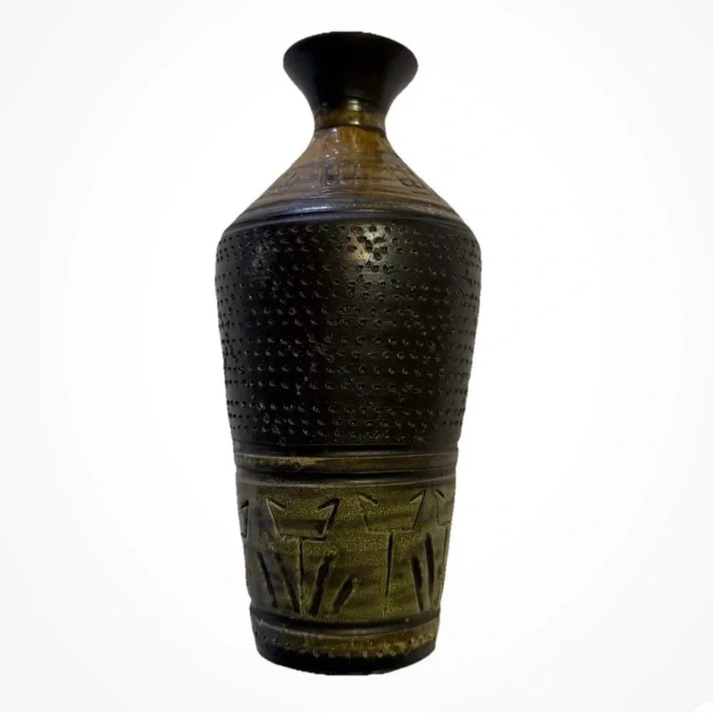 Vintage ~ Vase ~ Italian Pottery ~ 1950s ~ Mid-Century ~ Made In Italy - Picture 9 of 16